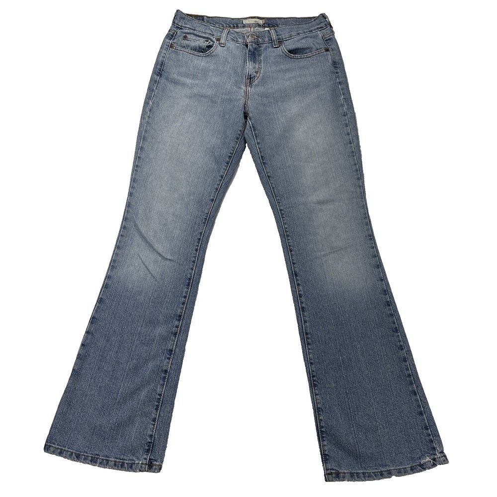 Levis 515 Womens Jeans 8L 31x33 Boot Cut Light Wash‎ Faded Barn Chore Hipster